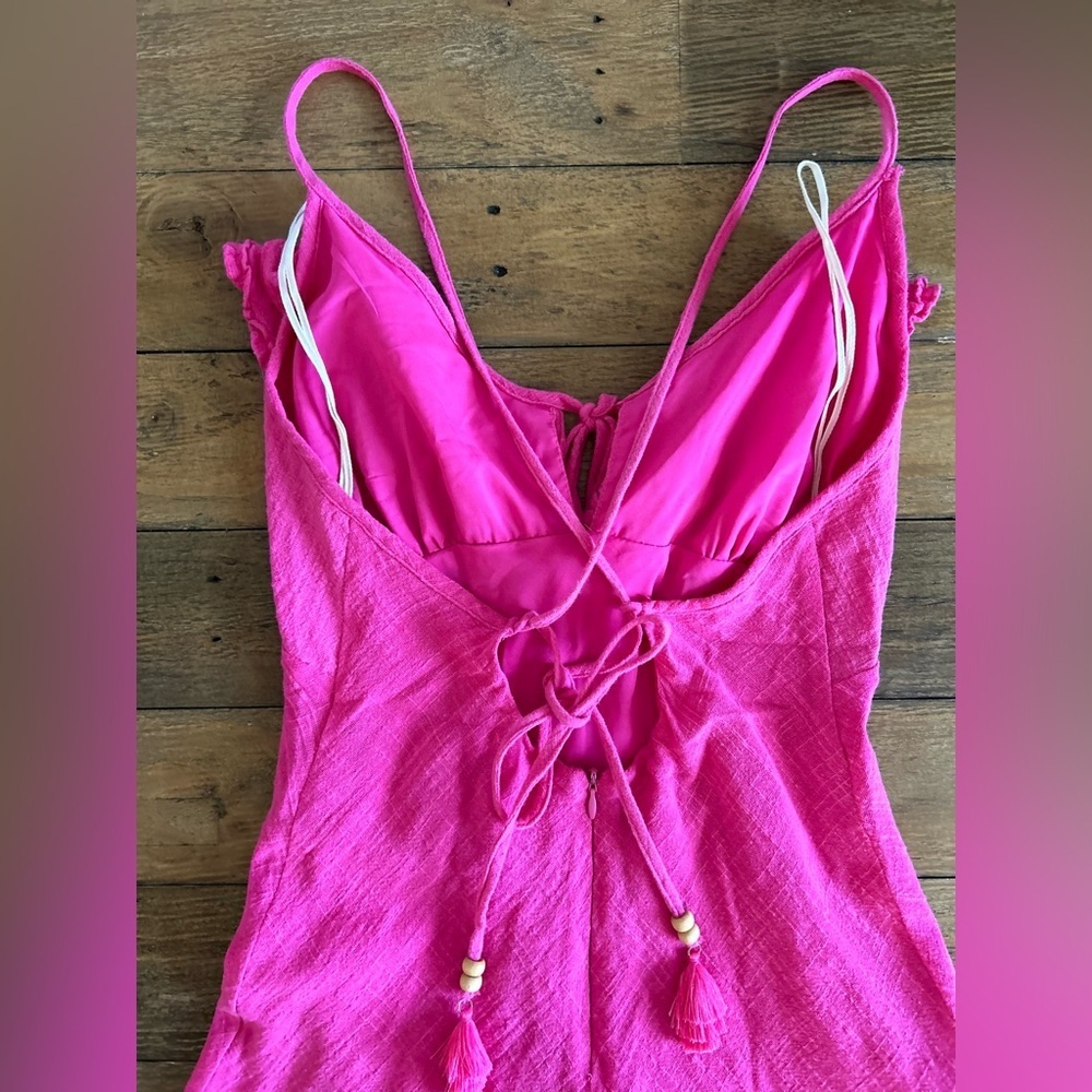 💖5 for $50💖MUSTARD SEED Hot pink ruffled mini dress NWT - Picture 15 of 15